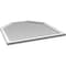 Ekena Millwork Octagonal Top Surface Mount PVC Gable Vent w/ 2"W x 1-1/2"P Brickmould Frame, 38"W x 38"H GVPOT38X3802SN - alternate 2